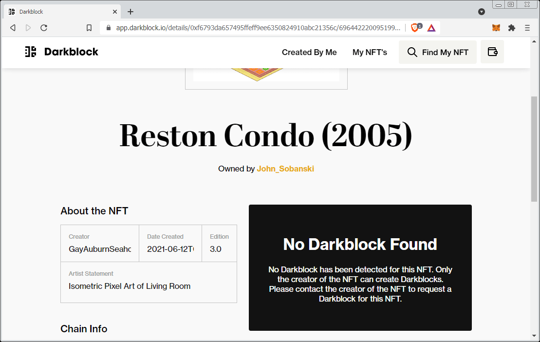 Darkblock Error