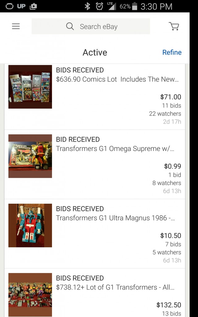 Selling Childhood Transformers