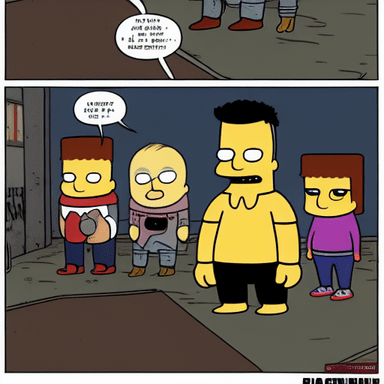 Fight Club Simpsons.