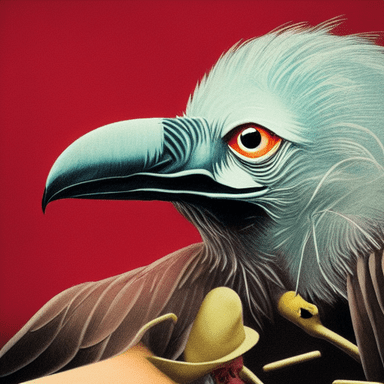 Vulture, Painting