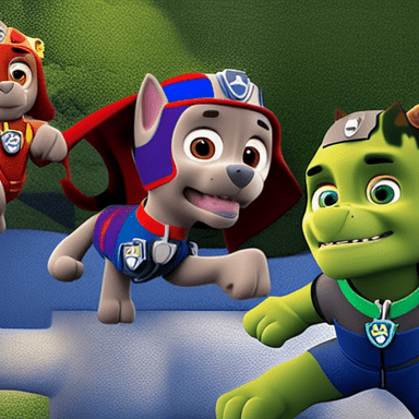 The Incredible Hulk Paw Patrol