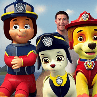 Nick Jonas Paw Patrol