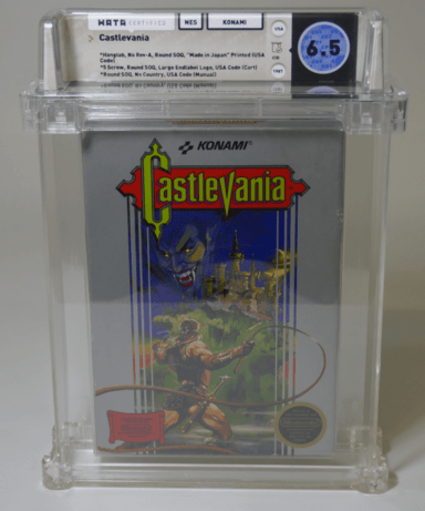 Castlevania - Large Endlabel Logo WATA graded